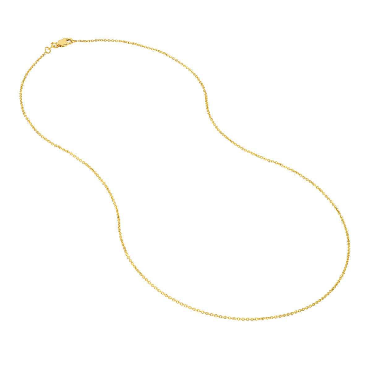 Birmingham Jewelry - 14K Yellow Gold 1.20mm Open Cable Chain - Birmingham Jewelry