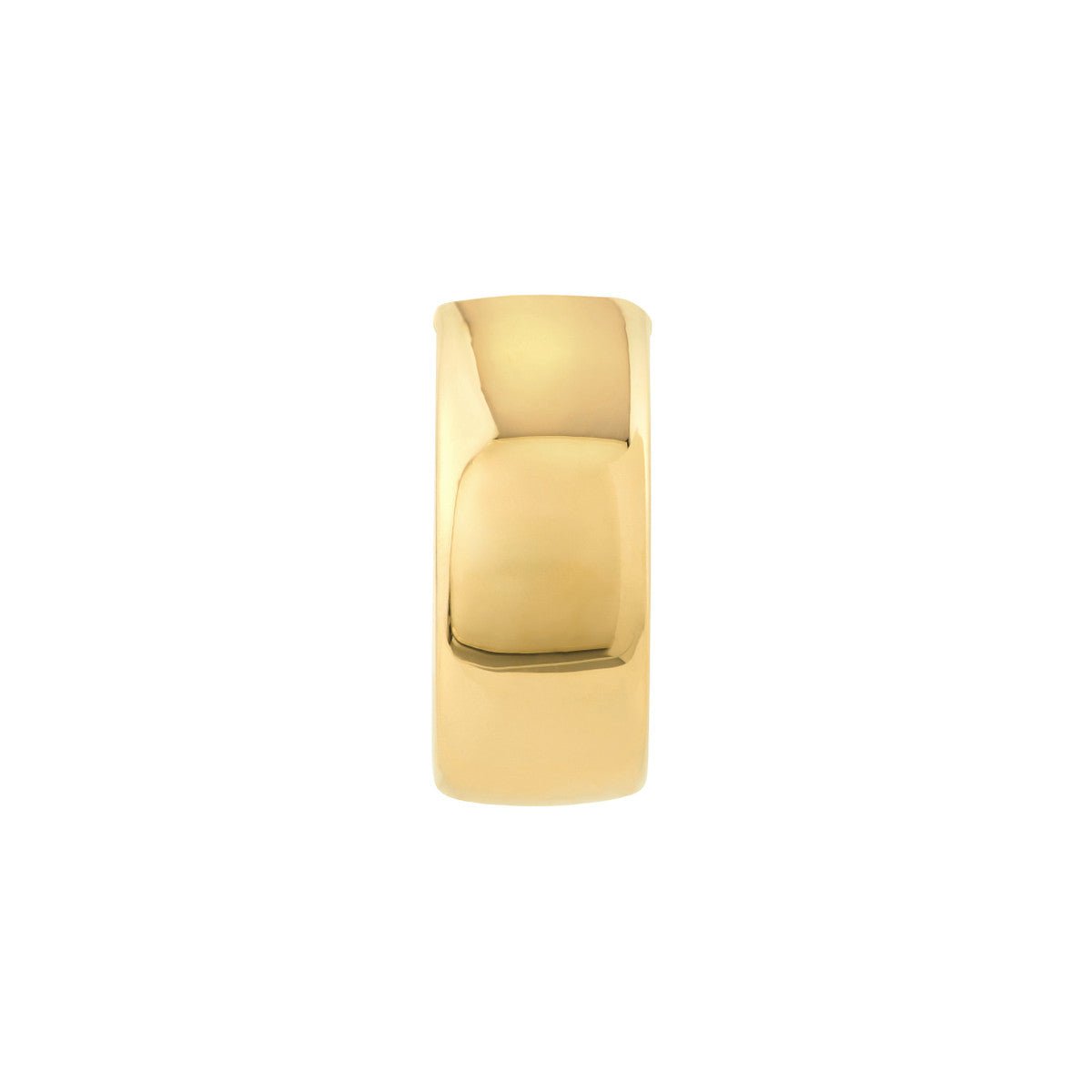 14K Yellow Gold 15.00mm Round Hoop Polished Earrings Birmingham Jewelry Earrings Birmingham Jewelry 