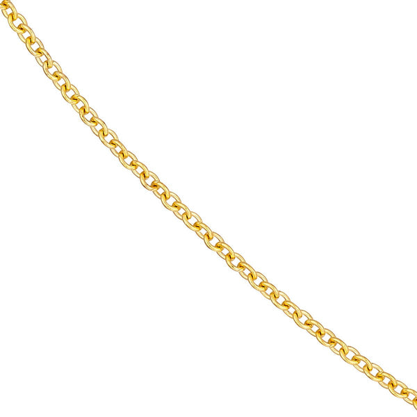 Birmingham Jewelry - 14K Yellow Gold 1.60mm Open Cable Chain - Birmingham Jewelry