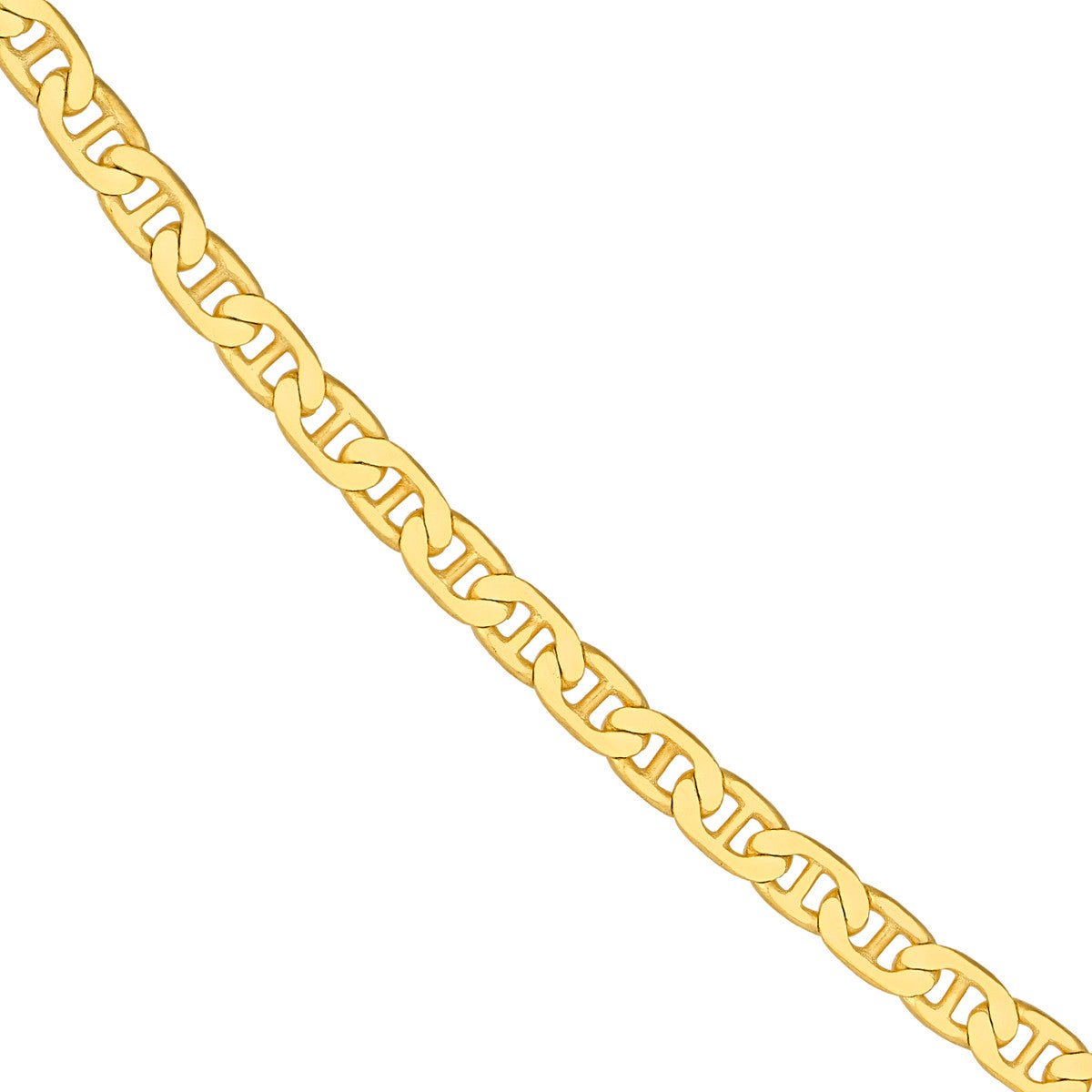 Birmingham Jewelry - 14K Yellow Gold 1.85mm Mariner Chain - Birmingham Jewelry