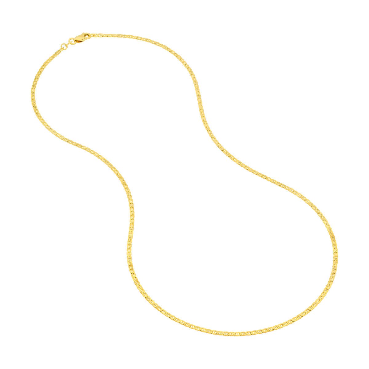 Birmingham Jewelry - 14K Yellow Gold 1.85mm Mariner Chain - Birmingham Jewelry
