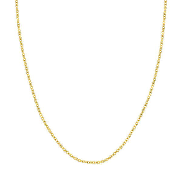 Birmingham Jewelry - 14K Yellow Gold 2.50mm Open Cable Chain - Birmingham Jewelry