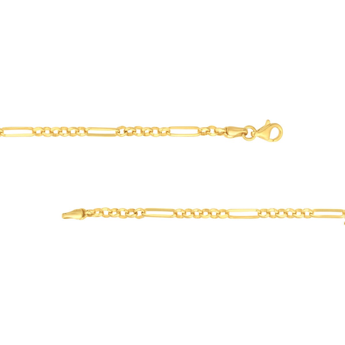 Birmingham Jewelry - 14K Yellow Gold 2.80mm 6+1 Rolo Chain - Birmingham Jewelry