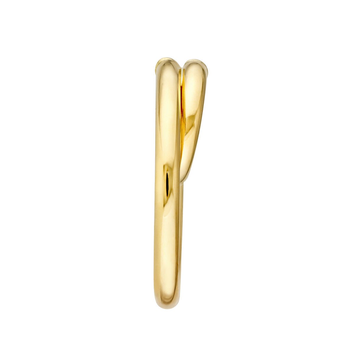 14K Yellow Gold 30.00mm Double Hoop Earrings Birmingham Jewelry Earrings Birmingham Jewelry 