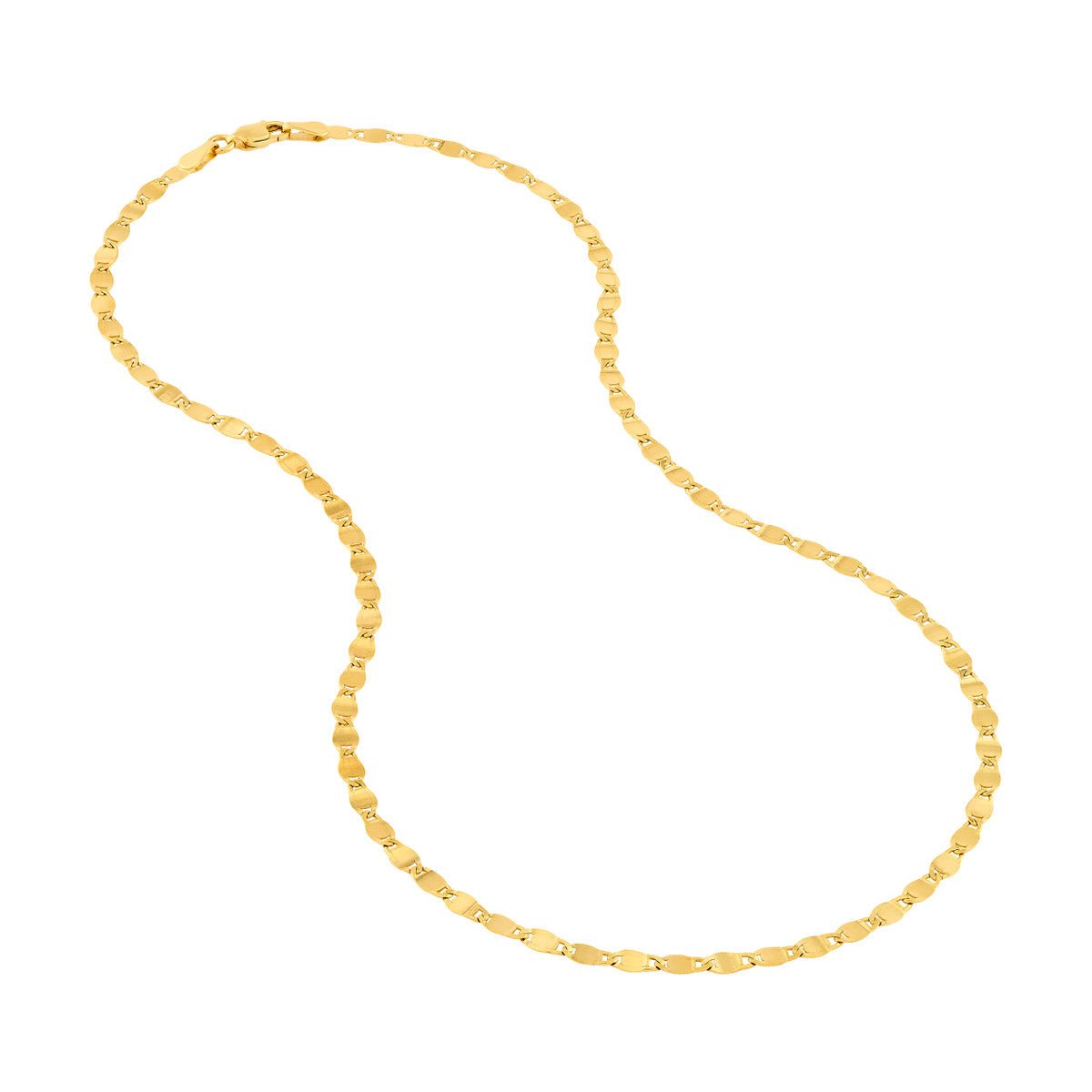 Birmingham Jewelry - 14K Yellow Gold 3.35mm D/C Valentino Chain - Birmingham Jewelry
