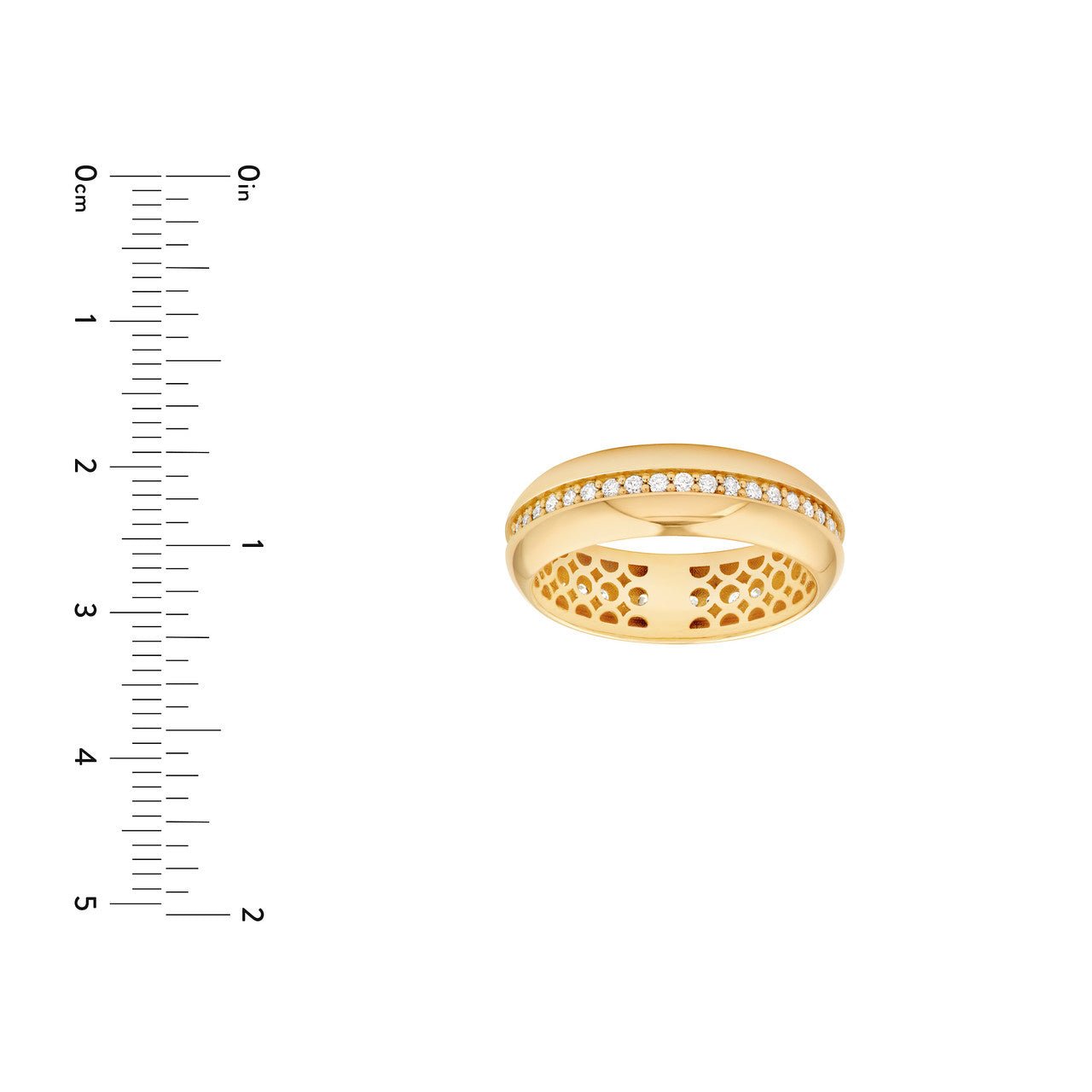 Birmingham Jewelry - 14K Yellow Gold 3/8tcw Diamond Channel Band - Birmingham Jewelry