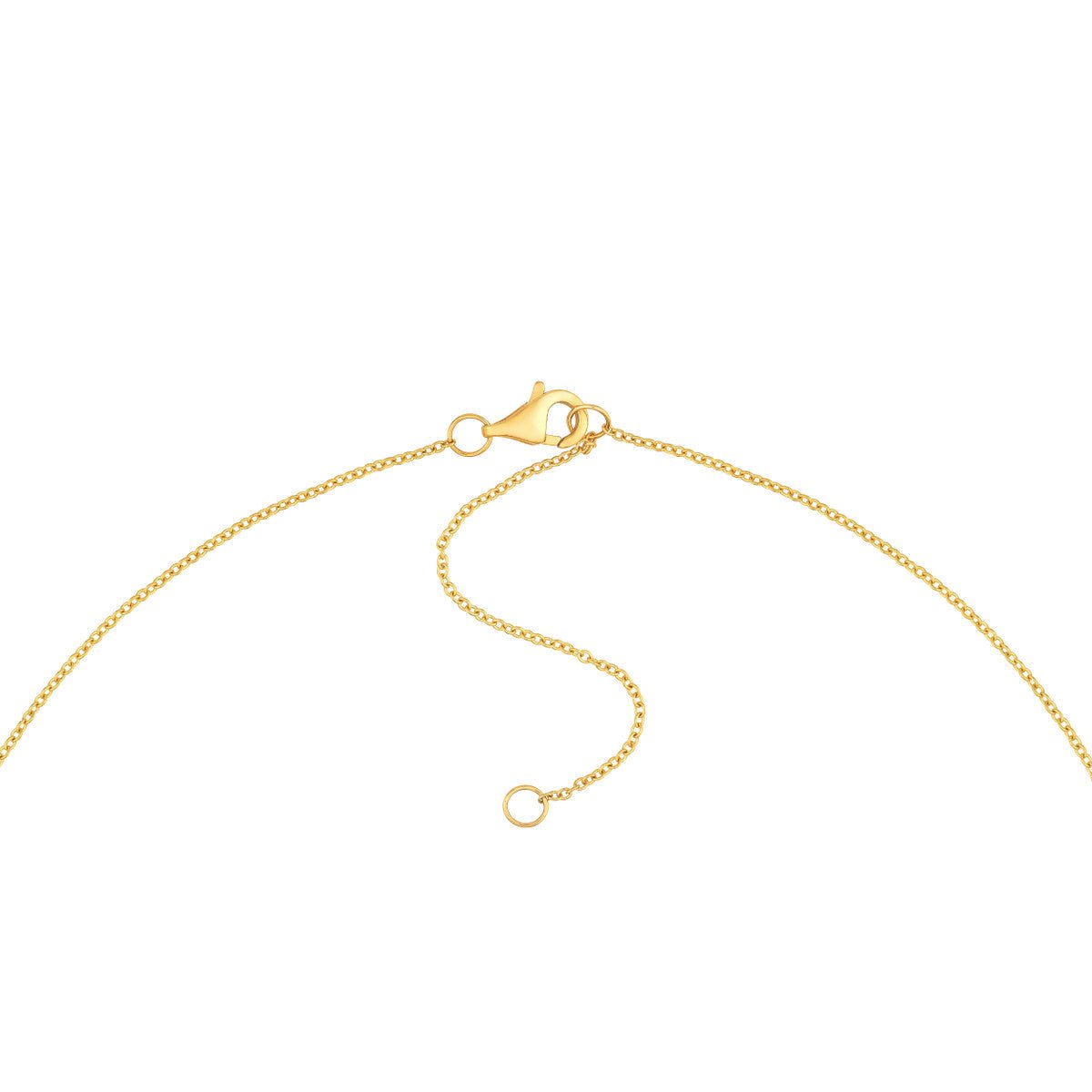 Birmingham Jewelry - 14K Yellow Gold 3/8tcw Diamond & Ruby Bezel Station Necklace - Birmingham Jewelry