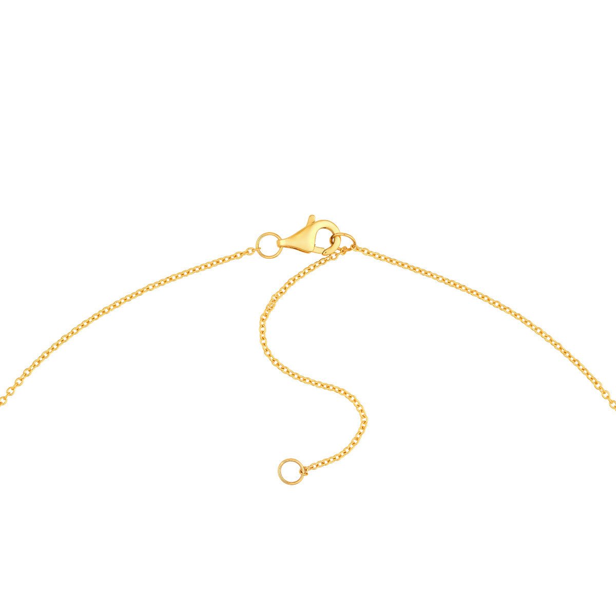 Birmingham Jewelry - 14K Yellow Gold 3/8tcw Diamond & Tsavorite Bezel Station Necklace - Birmingham Jewelry