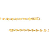 Birmingham Jewelry - 14K Yellow Gold 3.90mm Round Bead Chain - Birmingham Jewelry