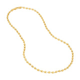 Birmingham Jewelry - 14K Yellow Gold 3.90mm Round Bead Chain - Birmingham Jewelry