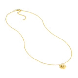 Birmingham Jewelry - 14K Yellow Gold 3D Rose Station Necklace - Birmingham Jewelry