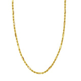 14K Yellow Gold 4.00mm D/C Hollow Figarope Milano Chain Birmingham Jewelry Gold Chain Birmingham Jewelry 