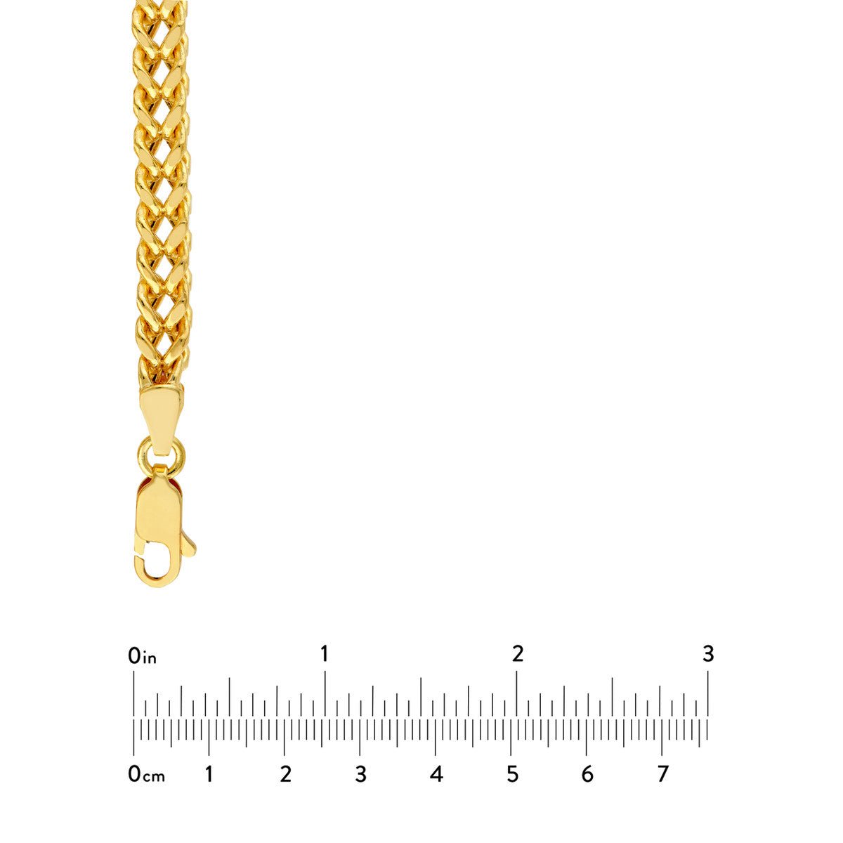 Birmingham Jewelry - 14K Yellow Gold 4.00mm Hollow Franco Chain - Birmingham Jewelry