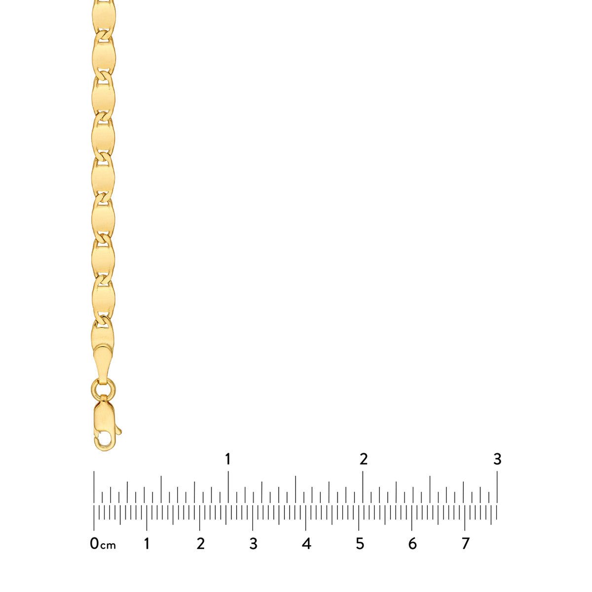 Birmingham Jewelry - 14K Yellow Gold 4.20mm D/C Valentino Chain - Birmingham Jewelry