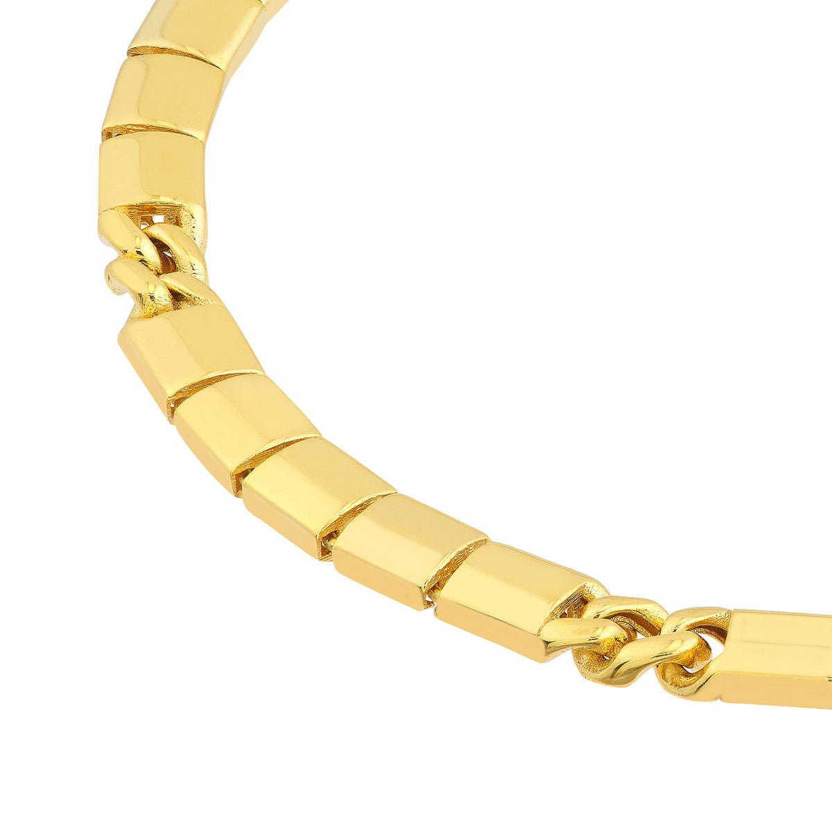 14K Yellow Gold 4.70mm Hollow Round Box Lock Chain Bracelet Birmingham Jewelry Bracelet Birmingham Jewelry 