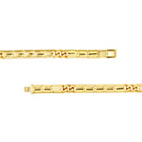 Birmingham Jewelry - 14K Yellow Gold 4.70mm Hollow Round Box Lock Chain - Birmingham Jewelry