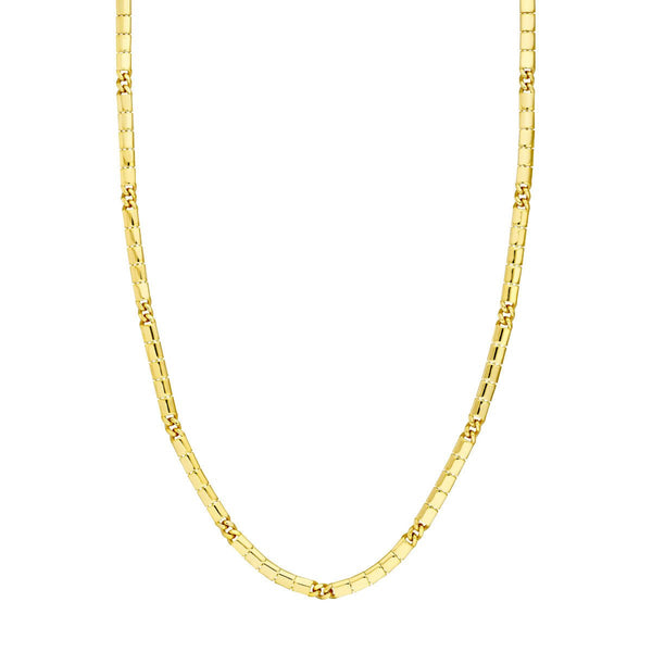 Birmingham Jewelry - 14K Yellow Gold 4.70mm Hollow Round Box Lock Chain - Birmingham Jewelry