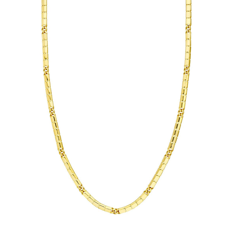 Birmingham Jewelry - 14K Yellow Gold 4.70mm Hollow Round Box Lock Chain - Birmingham Jewelry