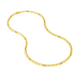 Birmingham Jewelry - 14K Yellow Gold 4.70mm Hollow Round Box Lock Chain - Birmingham Jewelry