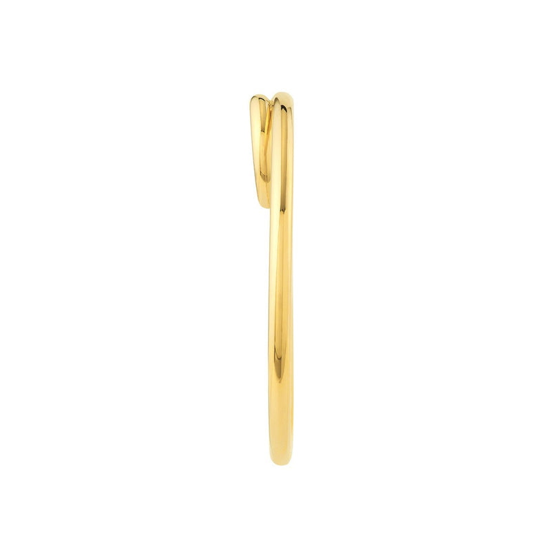 Birmingham Jewelry - 14K Yellow Gold 50.00mm Double Open Hoop Earring - Birmingham Jewelry