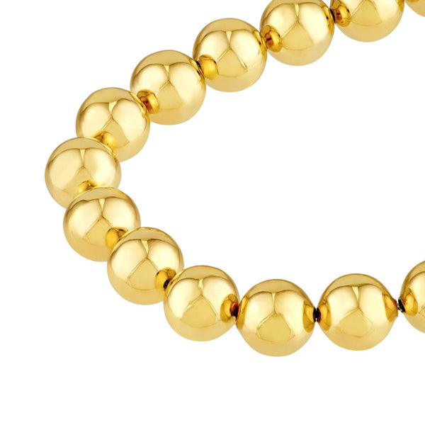 Birmingham Jewelry - 14K Yellow Gold 6.00mm Beaded Bracelet - Birmingham Jewelry