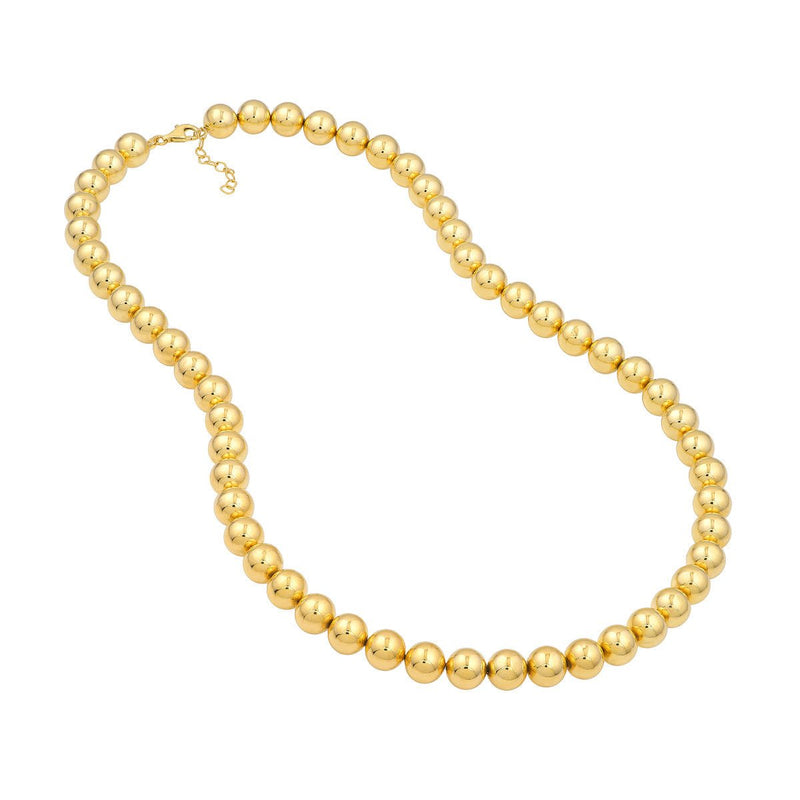 Birmingham Jewelry - 14K Yellow Gold 8.00mm Beaded Chain - Birmingham Jewelry