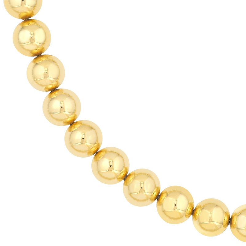 Birmingham Jewelry - 14K Yellow Gold 8.00mm Beaded Chain - Birmingham Jewelry