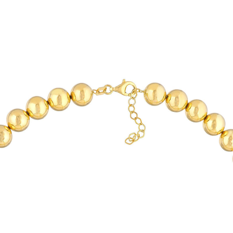 Birmingham Jewelry - 14K Yellow Gold 8.00mm Beaded Chain - Birmingham Jewelry