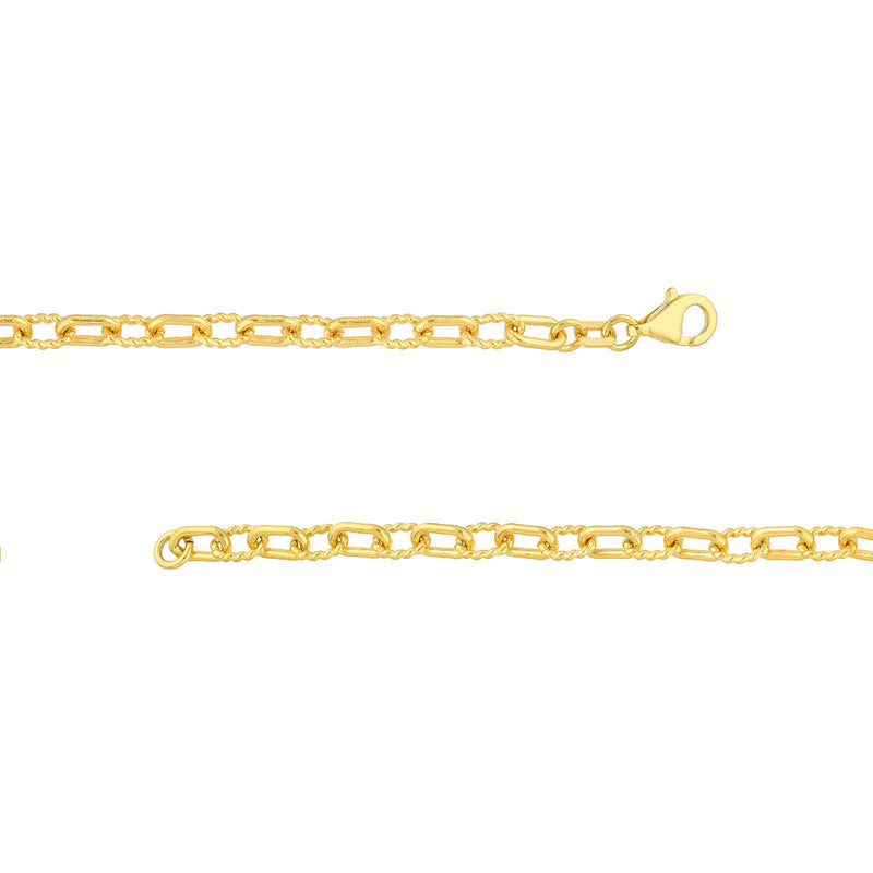 Birmingham Jewelry - 14K Yellow Gold Alternating Link Chain - Birmingham Jewelry