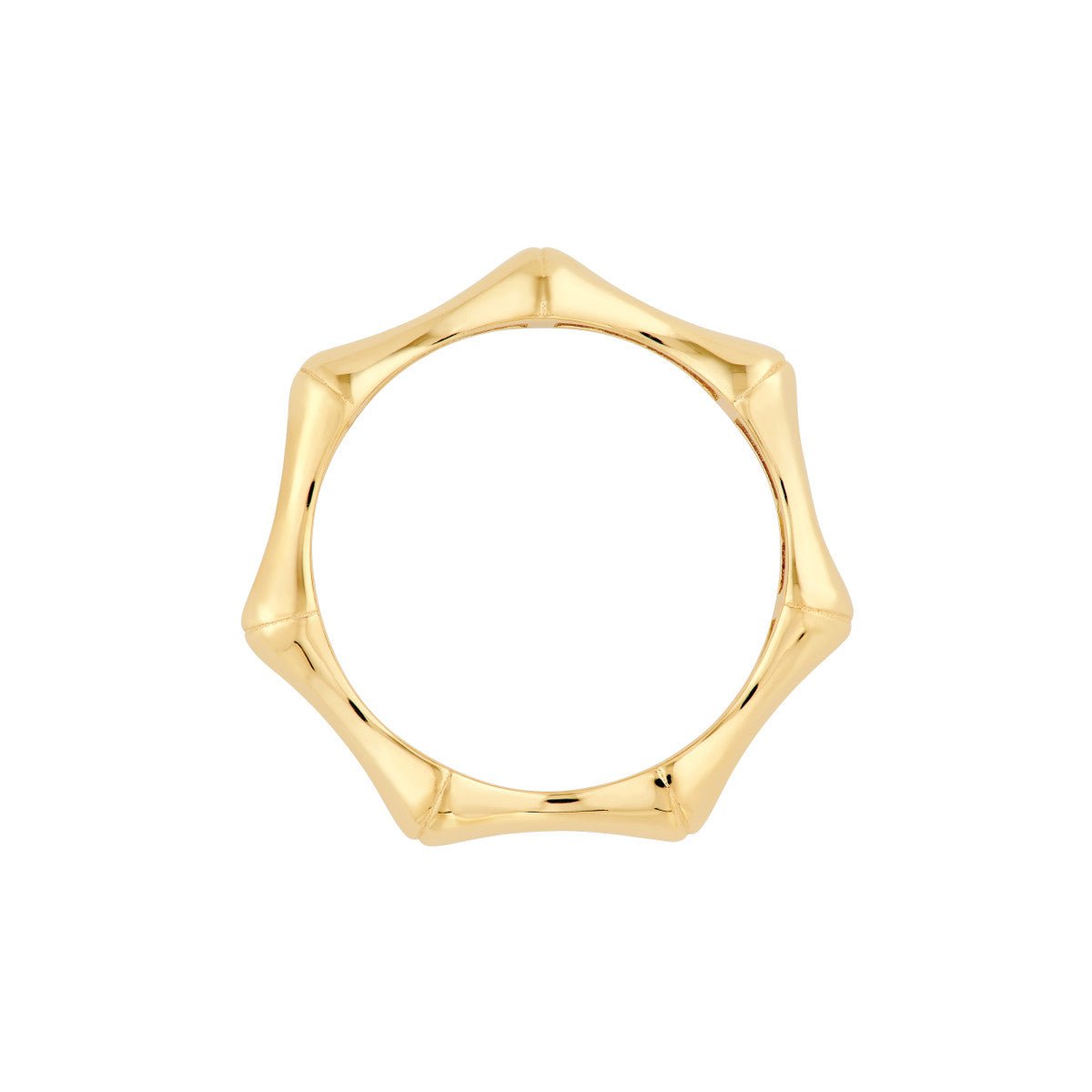 Birmingham Jewelry - 14K Yellow Gold Bamboo Band - Birmingham Jewelry