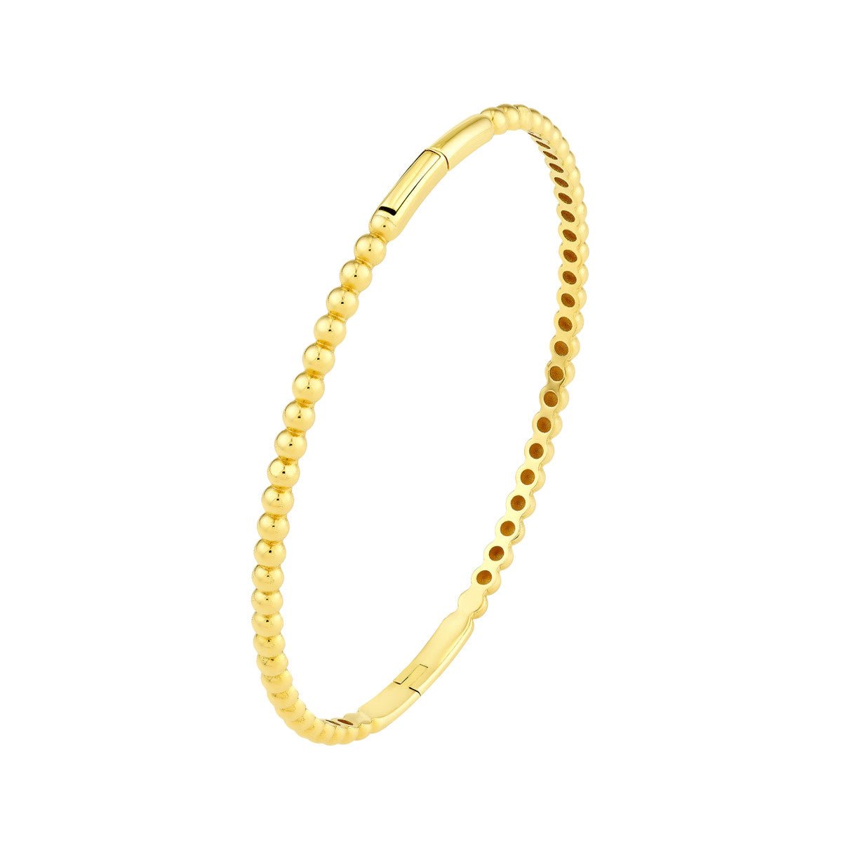 Birmingham Jewelry - 14K Yellow Gold Beaded Bangle - Birmingham Jewelry