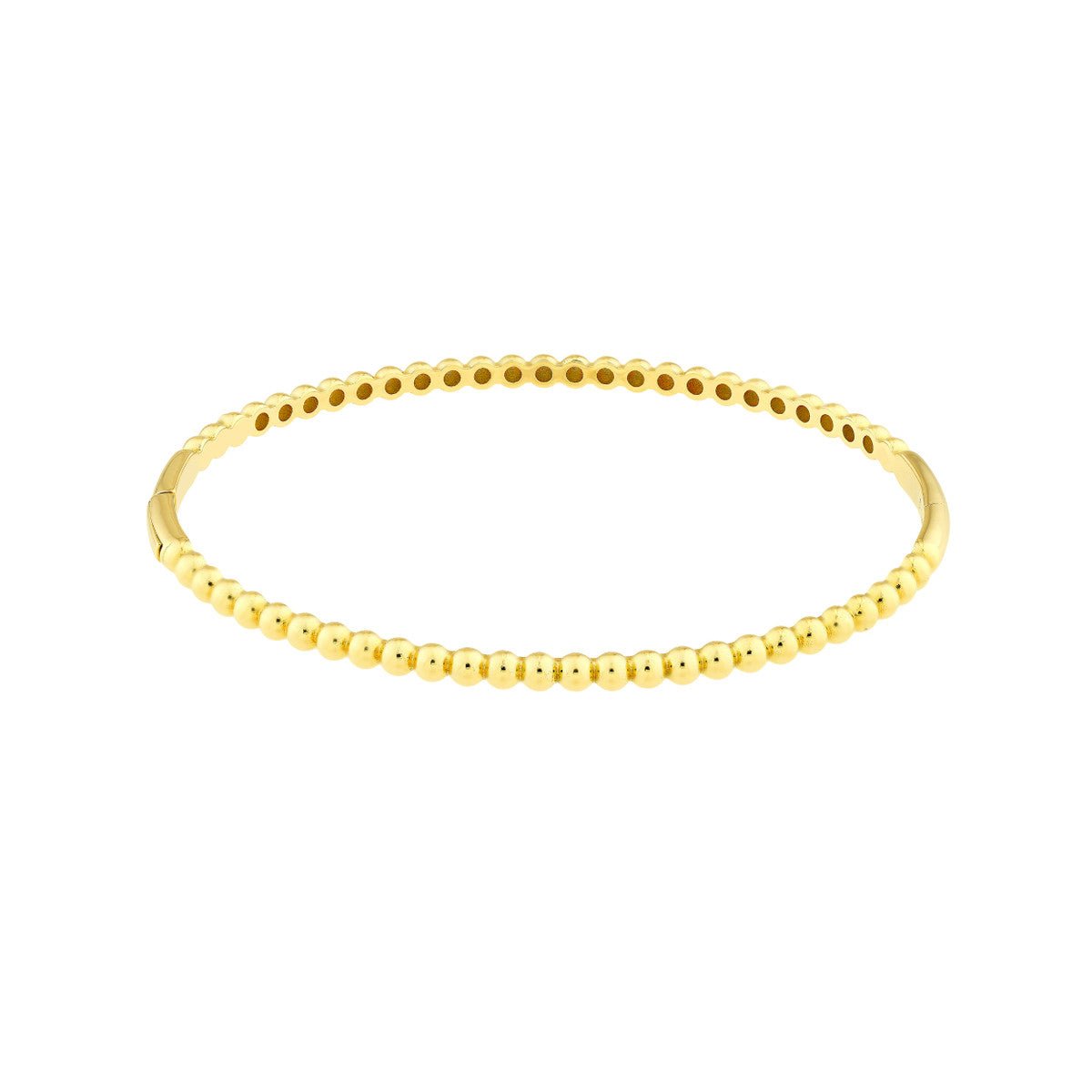 Birmingham Jewelry - 14K Yellow Gold Beaded Bangle - Birmingham Jewelry