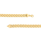 Birmingham Jewelry - 14K Yellow Gold Brick Pattern Bracelet - Birmingham Jewelry