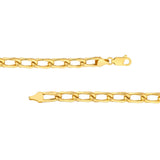 Birmingham Jewelry - 14K Yellow Gold Cable Twist Open Link Bracelet - Birmingham Jewelry