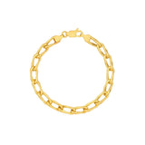 Birmingham Jewelry - 14K Yellow Gold Cable Twist Open Link Bracelet - Birmingham Jewelry