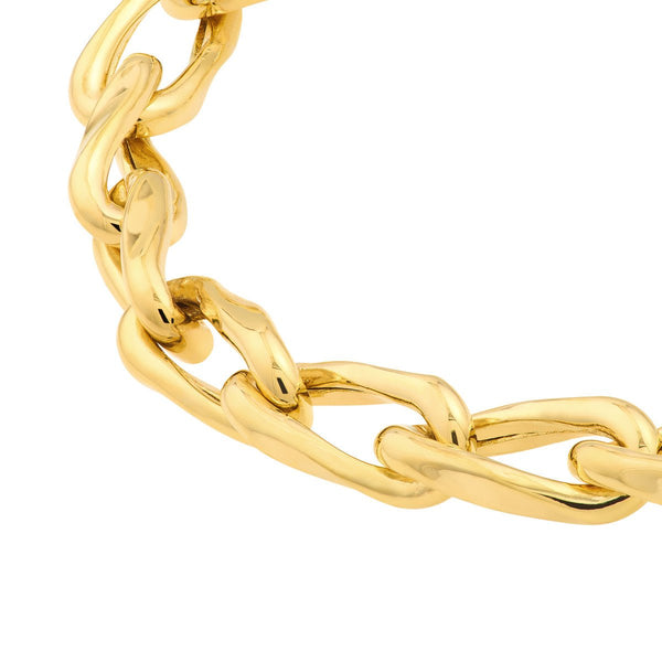 Birmingham Jewelry - 14K Yellow Gold Cable Twist Open Link Bracelet - Birmingham Jewelry