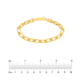 Birmingham Jewelry - 14K Yellow Gold Cable Twist Open Link Bracelet - Birmingham Jewelry