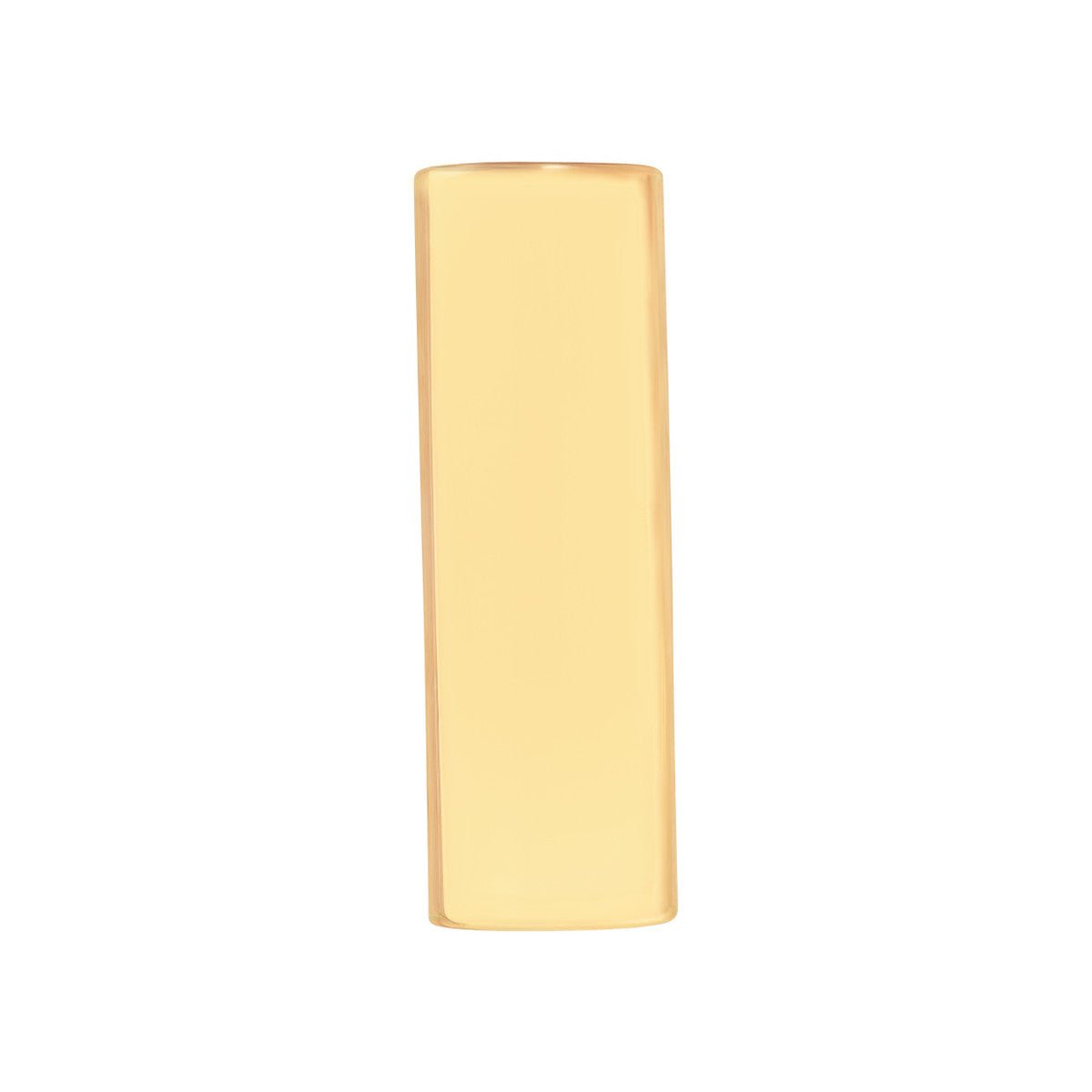 Birmingham Jewelry - 14K Yellow Gold Curved Bar Stud Earrings - Birmingham Jewelry