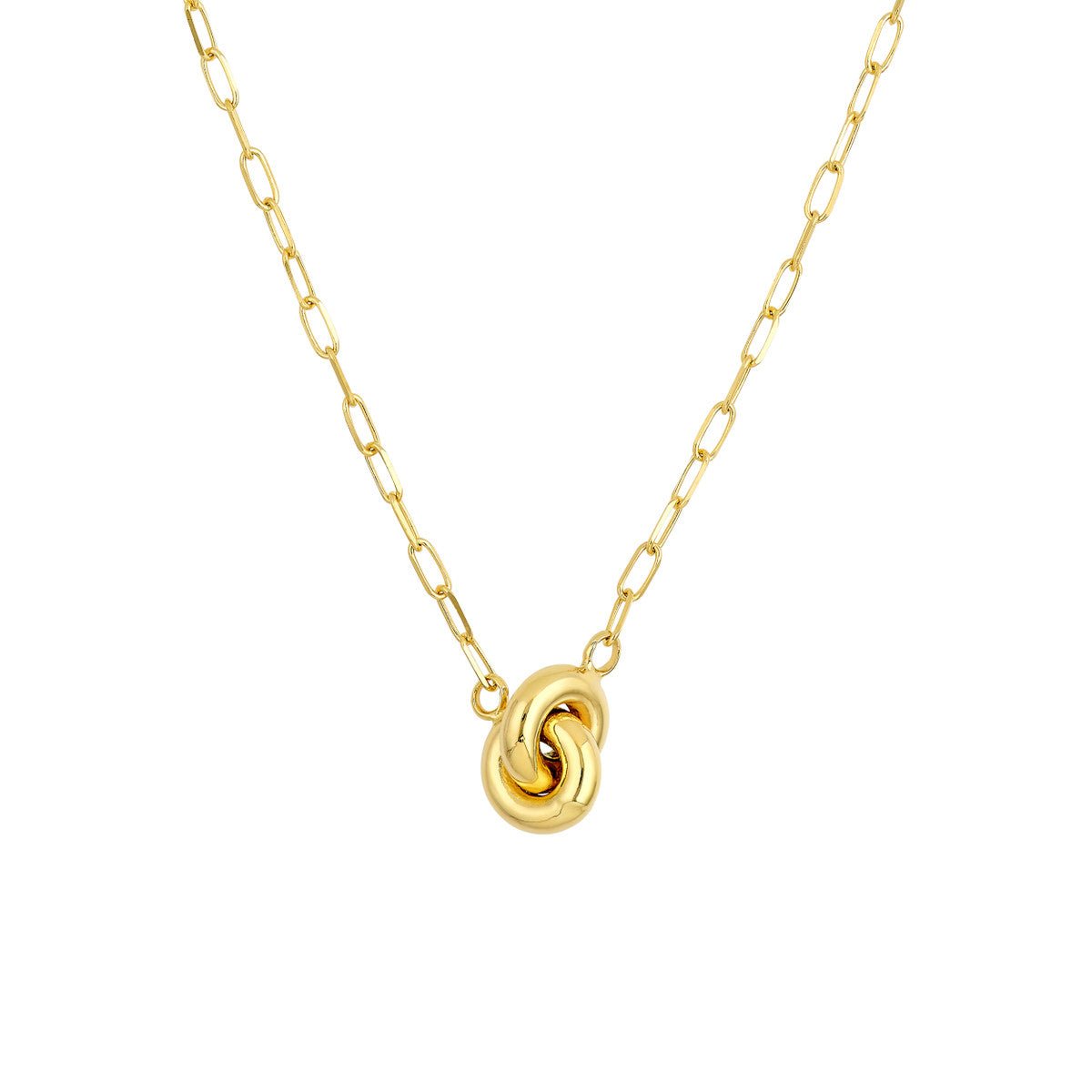 Birmingham Jewelry - 14K Yellow Gold D/C Knot Forzentina Necklace - Birmingham Jewelry