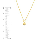 Birmingham Jewelry - 14K Yellow Gold Diamond Bezel Bead Necklace - Birmingham Jewelry