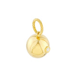 Birmingham Jewelry - 14K Yellow Gold Diamond Circle Bead Charm - Birmingham Jewelry