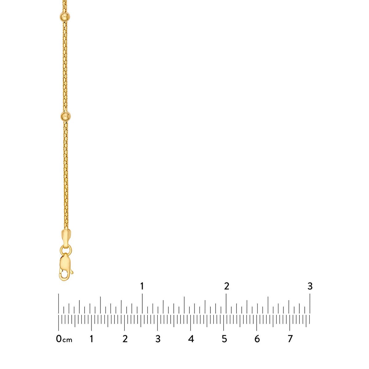 Birmingham Jewelry - 14K Yellow Gold Diamond Cut Beaded Popcorn Chain - Birmingham Jewelry