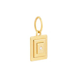 Birmingham Jewelry - 14K Yellow Gold Diamond Square Stacked Pendant - Birmingham Jewelry