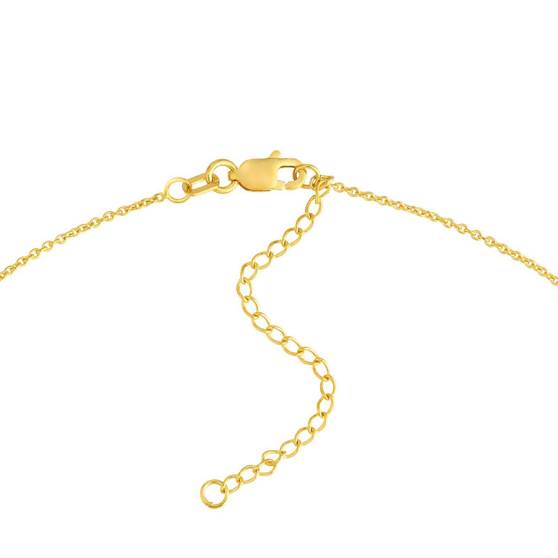 Birmingham Jewelry - 14K Yellow Gold Double Oval Link Pendant Necklace - Birmingham Jewelry