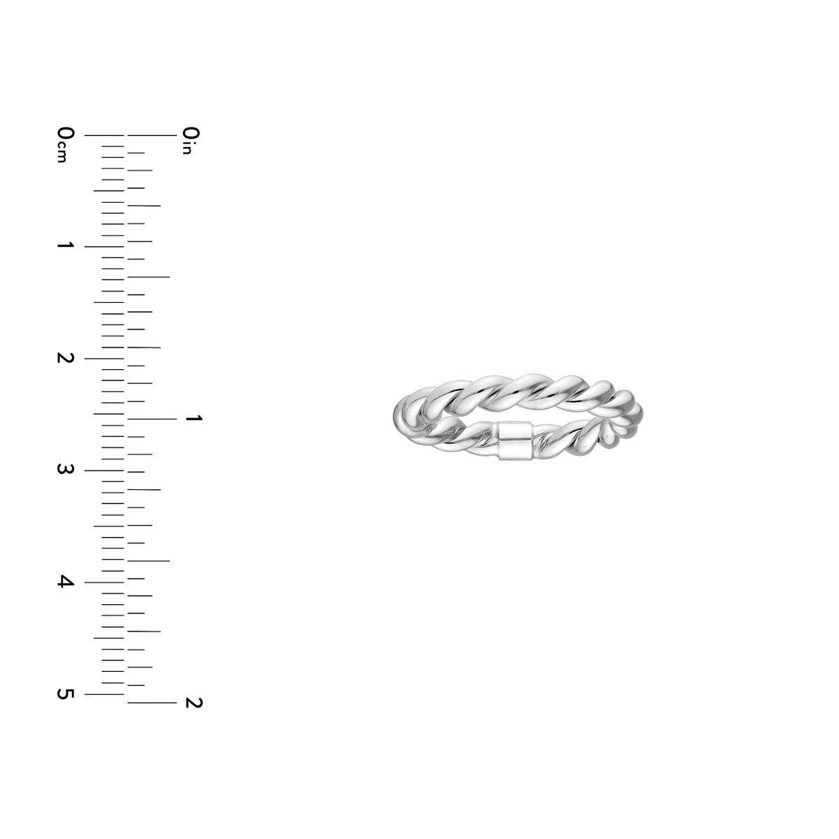 Birmingham Jewelry - 14K Yellow Gold Double Twist Polished Tube Ring - Birmingham Jewelry