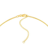 Birmingham Jewelry - 14K Yellow Gold Engravable Square Necklace - Birmingham Jewelry