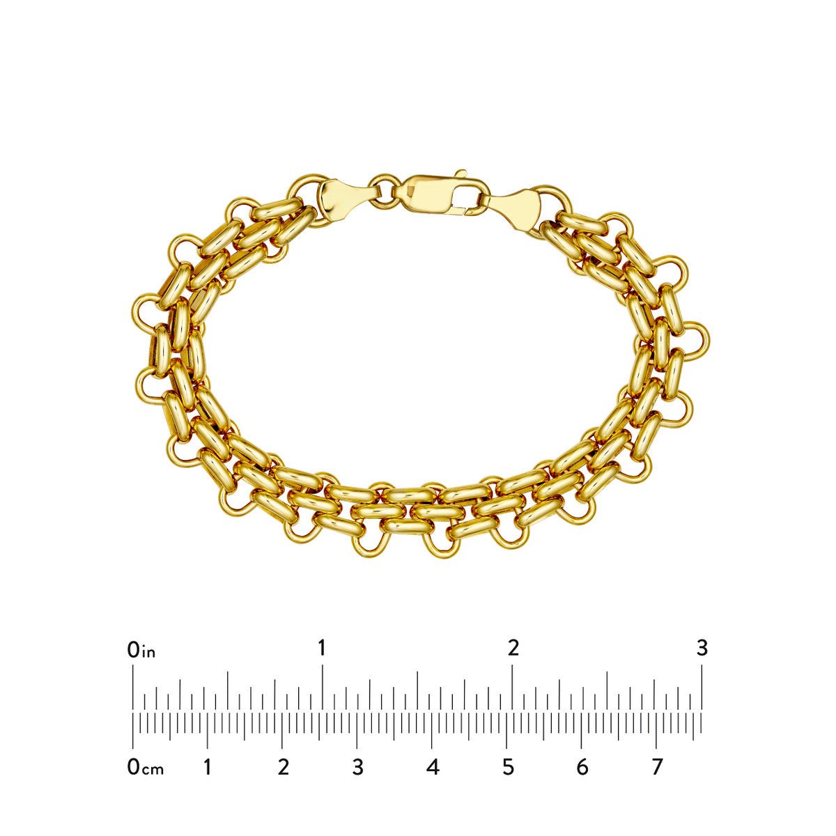 Birmingham Jewelry - 14K Yellow Gold Fancy Fantasy Bracelet - Birmingham Jewelry
