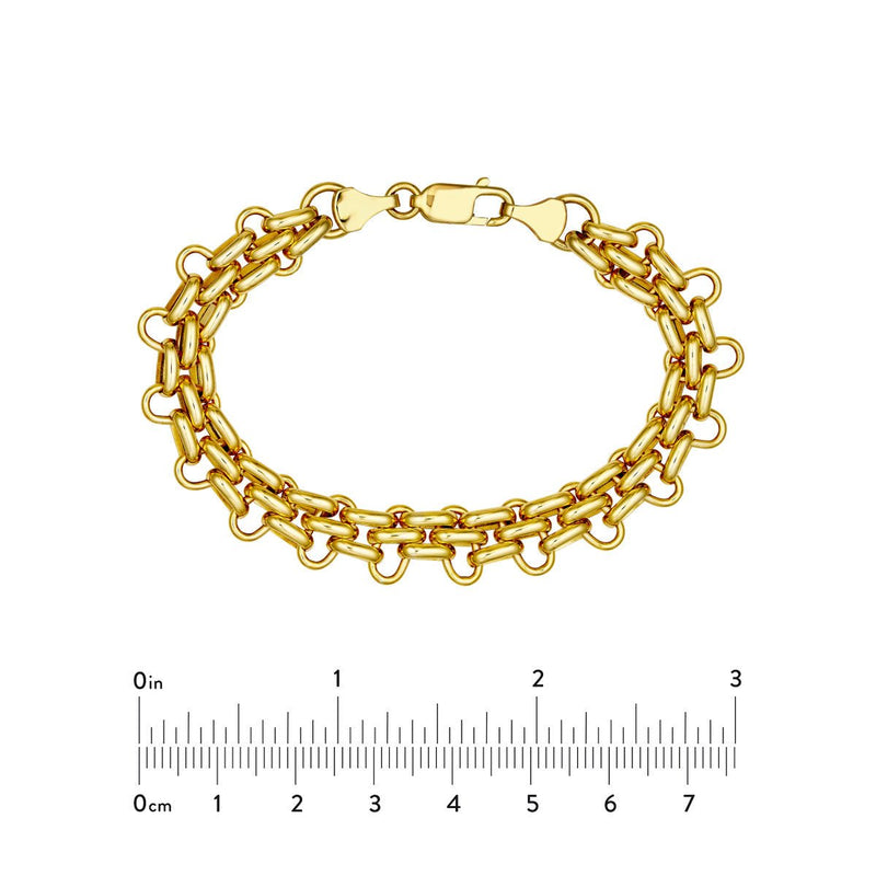 Birmingham Jewelry - 14K Yellow Gold Fancy Fantasy Bracelet - Birmingham Jewelry