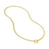 Birmingham Jewelry - 14K Yellow Gold Fancy Lock Snake D/C Chain - Birmingham Jewelry