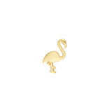 Birmingham Jewelry - 14K Yellow Gold Flamingo Stud Earrings - Birmingham Jewelry